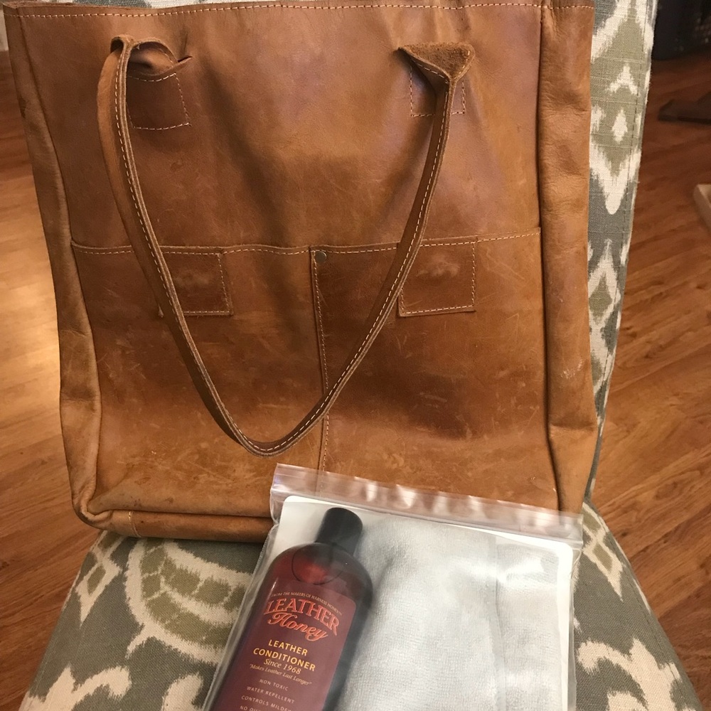 Joanna Gaines Favorite Distressed Leather Purse